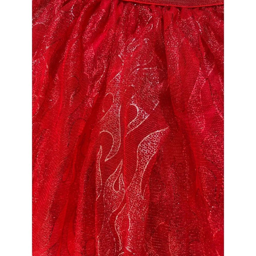 Spirit Halloween Red Devil Flame Tutu - Picture 9 of 12